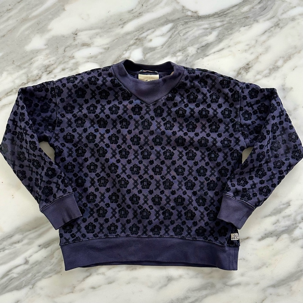 Girls Scotch R’s Belle By Scotch & Soda Monogram Sweatshirt • Sz 8